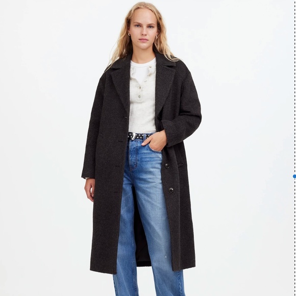 Madewell Jackets & Blazers - Madewell 🩶 Beautiful CHARCOAL Grey Women's Winter Coat 🤩